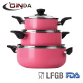 conjunto de fondue antiaderente de indução